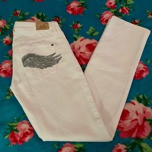 Armani White Denim Jeans